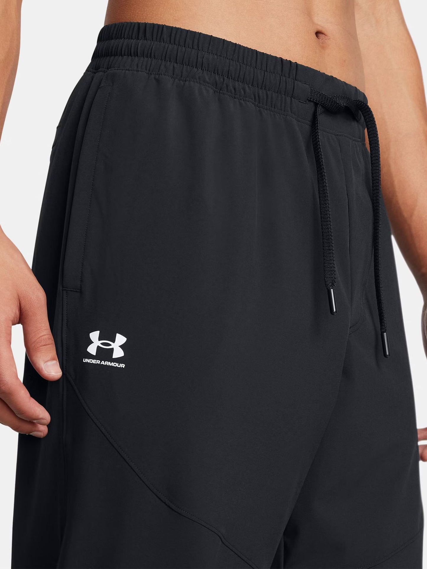 Jogger Under Armour Vibe da uomo in tessuto tecnico nero