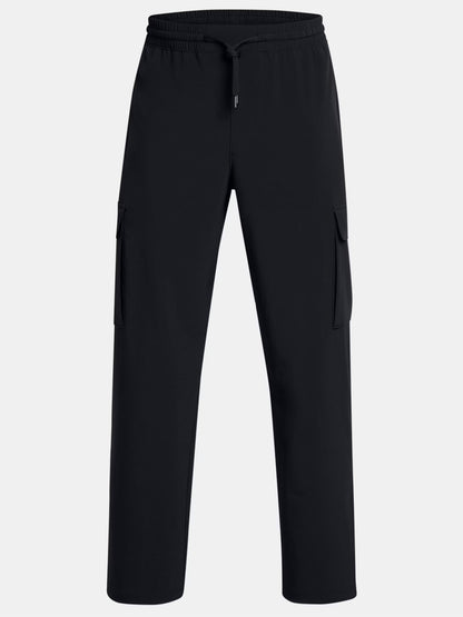 Pantaloni cargo Under Armour Vibe Woven uomo neri sportivi