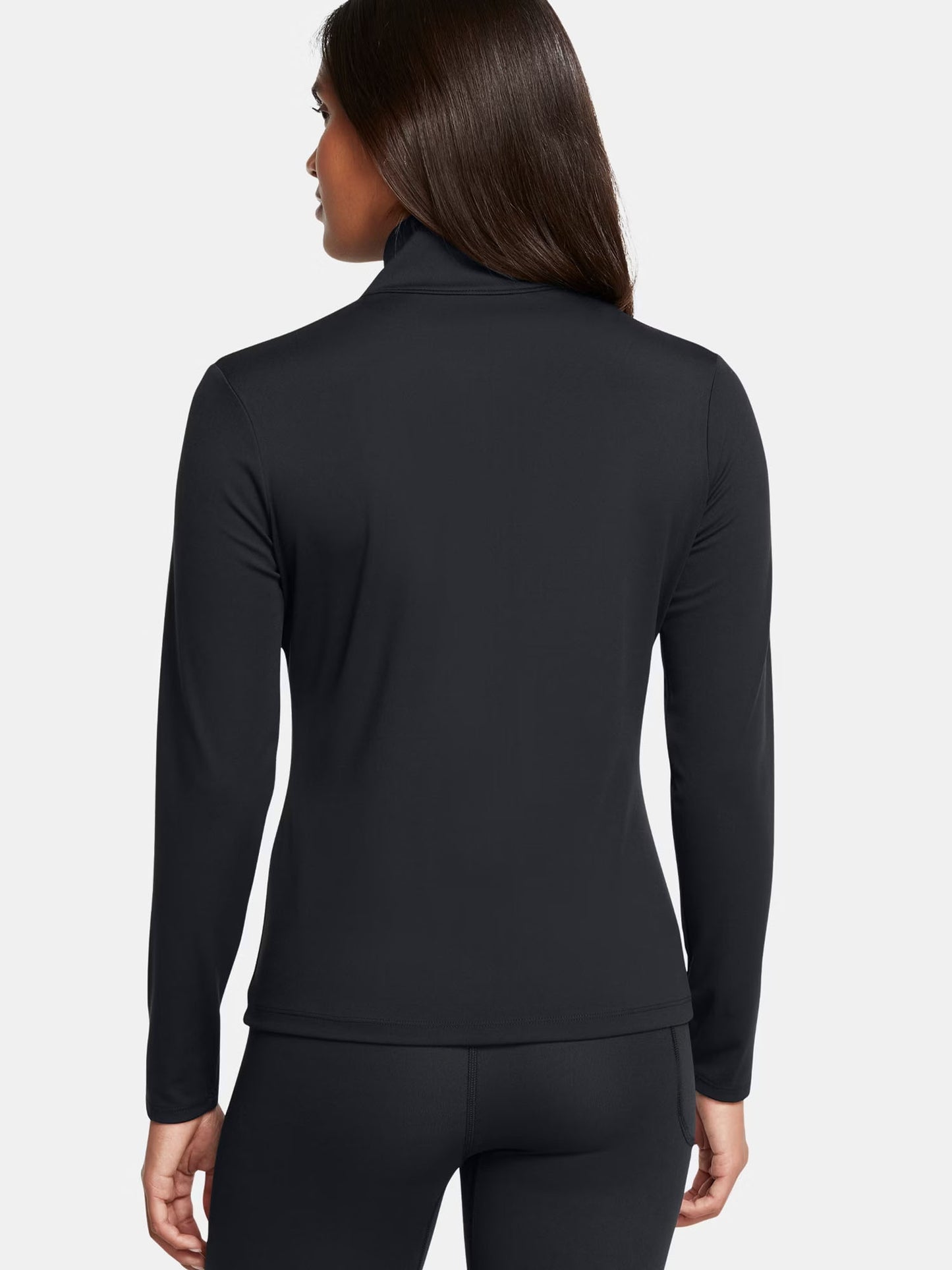 Felpa donna Under Armour Motion nera slim con tessuto traspirante