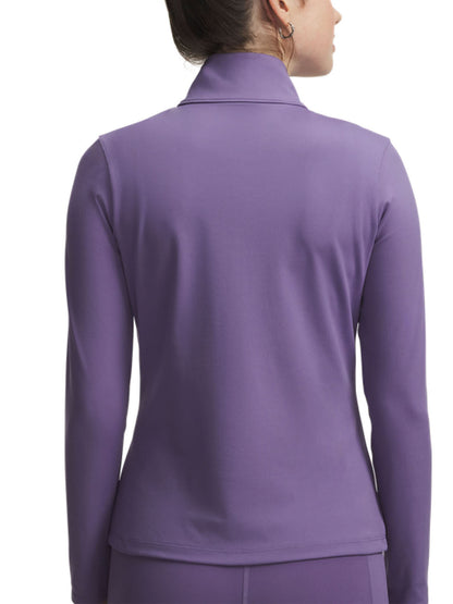 Felpa tecnica donna viola Under Armour Motion dal design moderno