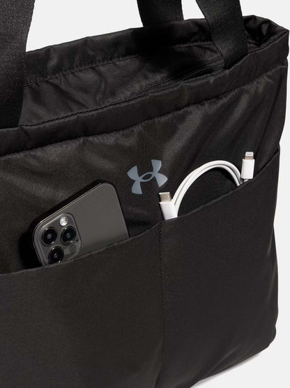 Under Armour Studio Lite Tote, borsa sportiva donna nera versatile