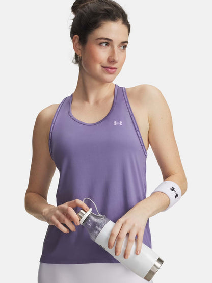 Under Armour Tech Knockout, canotta sportiva da donna in viola