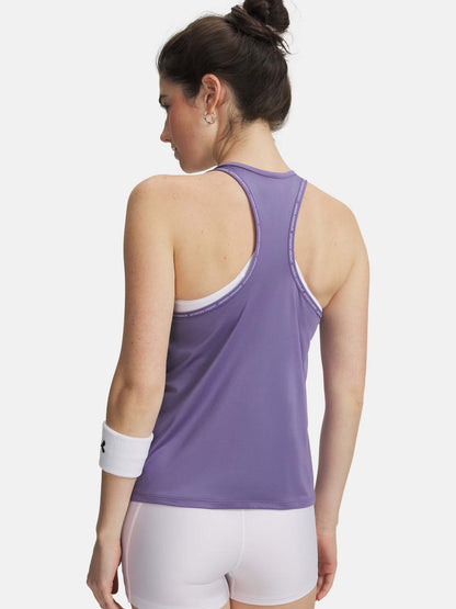 Under Armour Tech Knockout, canotta sportiva da donna in viola