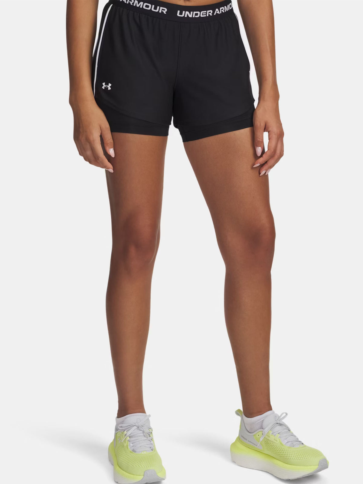 Under armour tech short training da donna nero