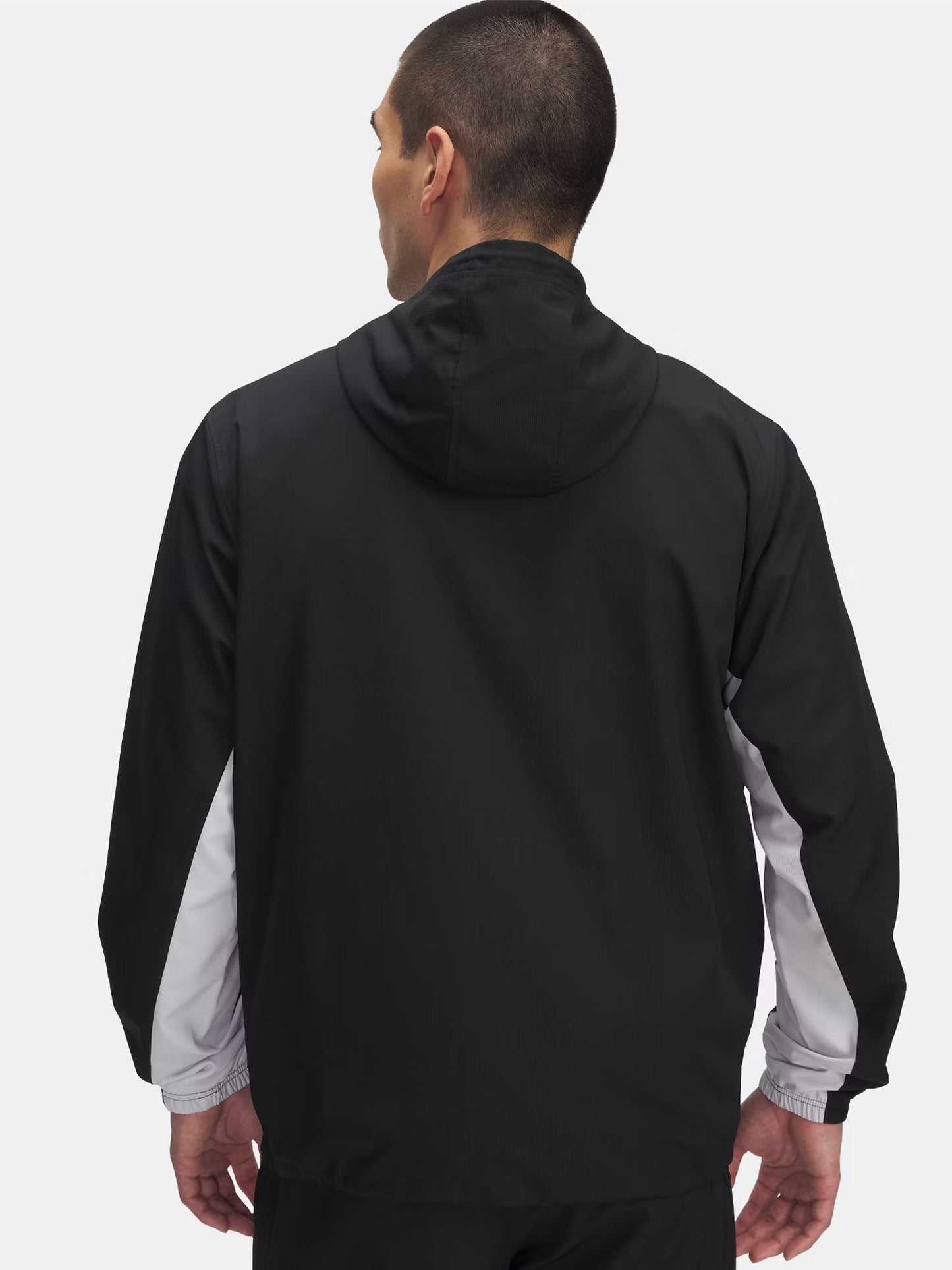 Giubbotto windbreaker Rival uomo in poliestere nero