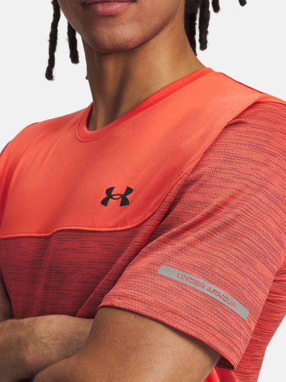 Under Armour Tech Utility, t-shirt tecnica uomo rossa per allenamento