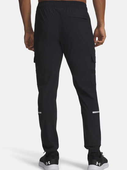 Pantaloni Tech Utility uomo in poliestere con finitura idrorepellente