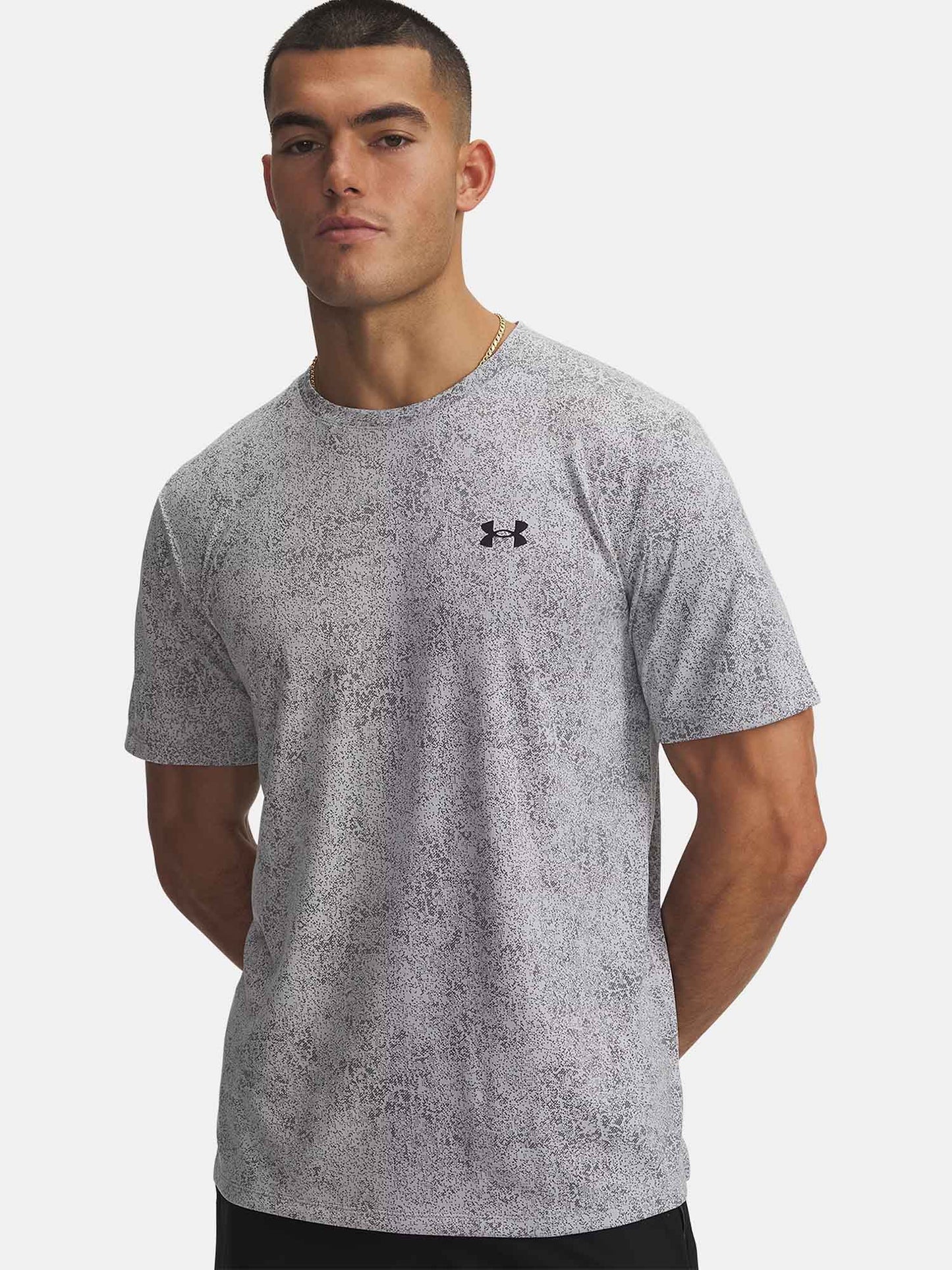 Under Armour Tech, t-shirt da uomo grigia
