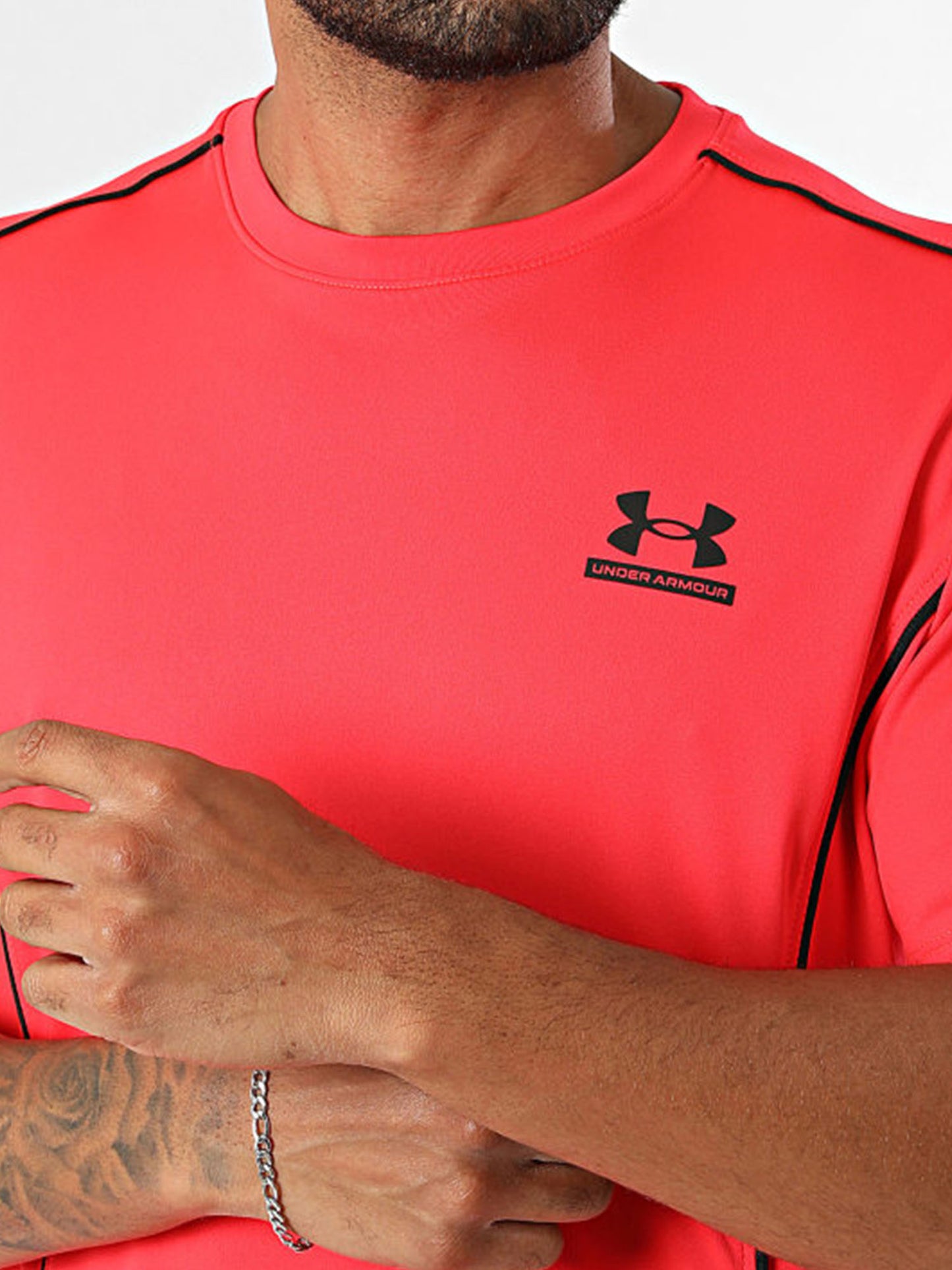 Under Armour Tech, t-shirt da uomo rossa