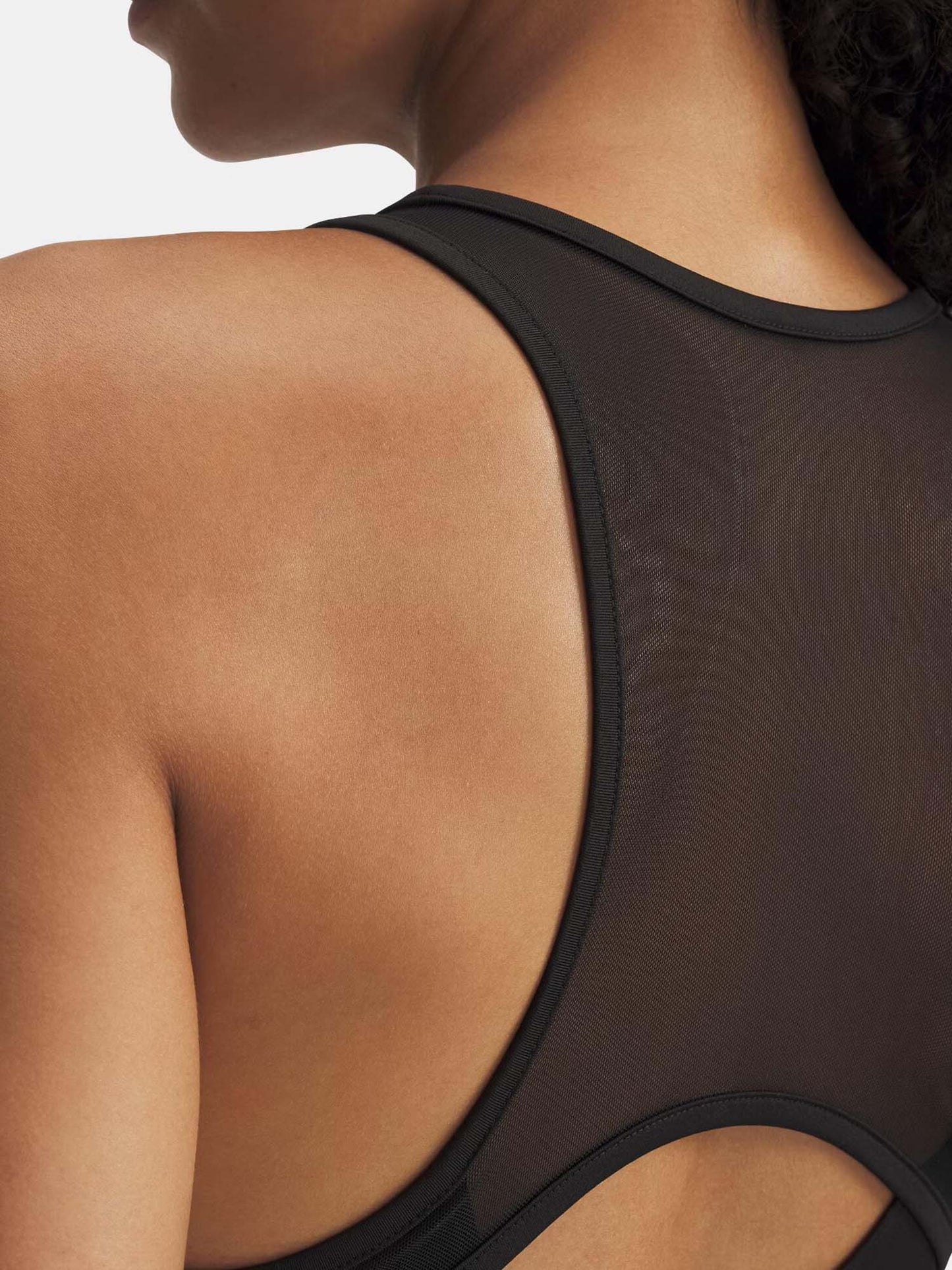 Canotta tecnica HeatGear Mesh donna sportiva nera Under Armour