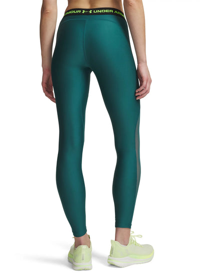 Leggings HeatGear Mesh donna verde per allenamento sportivo