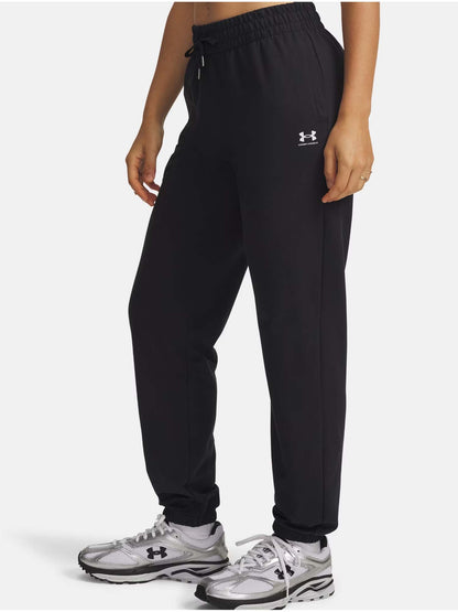 Under Armour Jogger Sport Terry donna di in nero per allenamento e relax