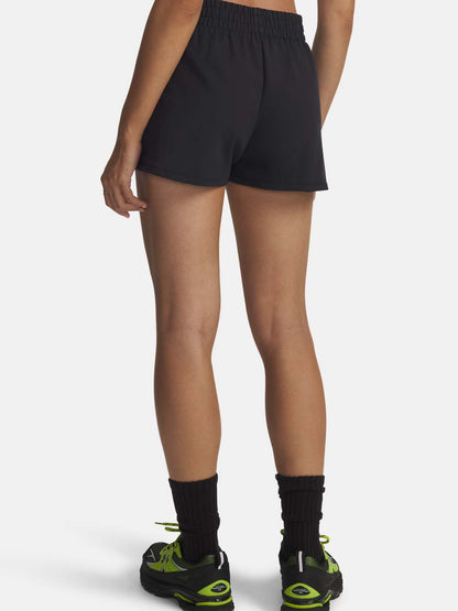 Under Armour Sport Terry, bermuda unisex in tessuto leggero nero