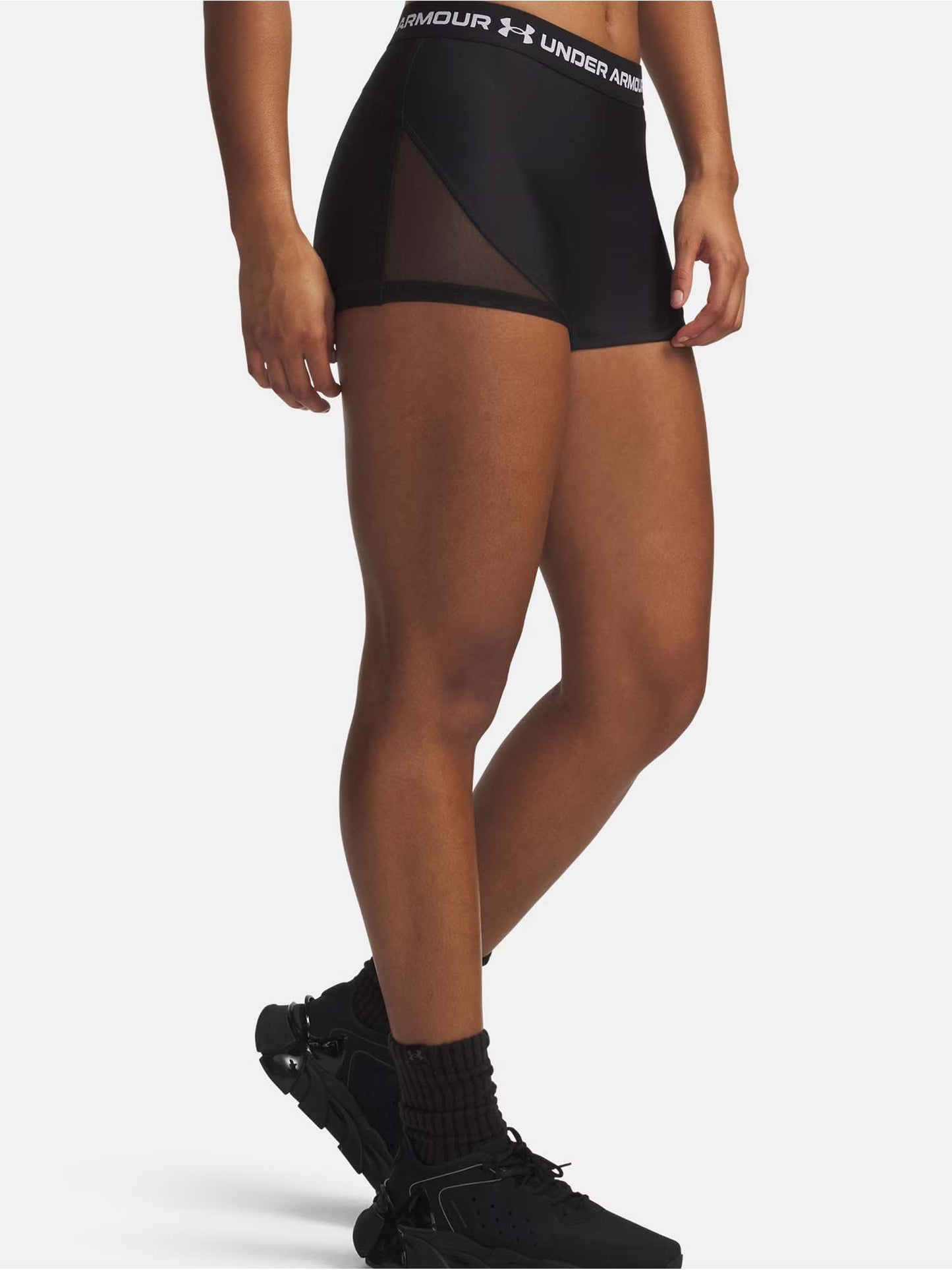 Shorts HeatGear Mesh unisex adulto neri Under Armour