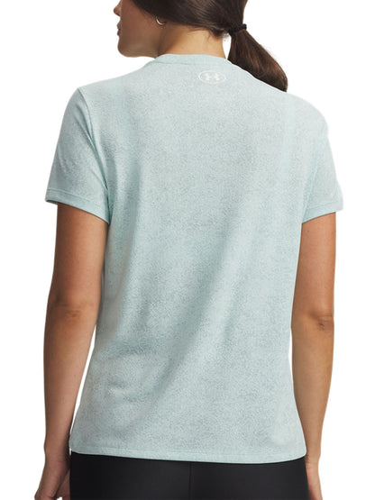 Under Armour Tech Pixelate, t-shirt donna sportiva verde