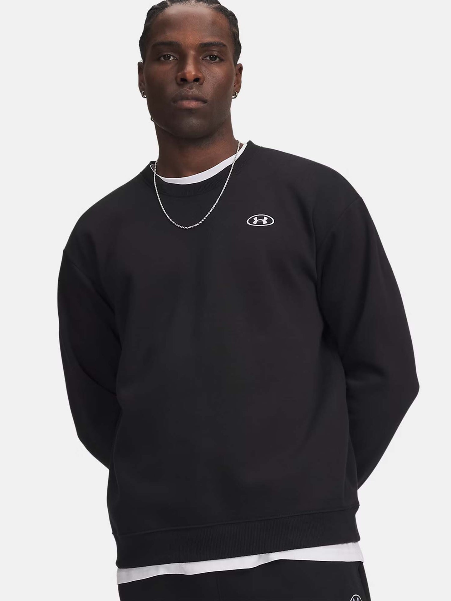 Under Armour Rival, felpa da uomo nera