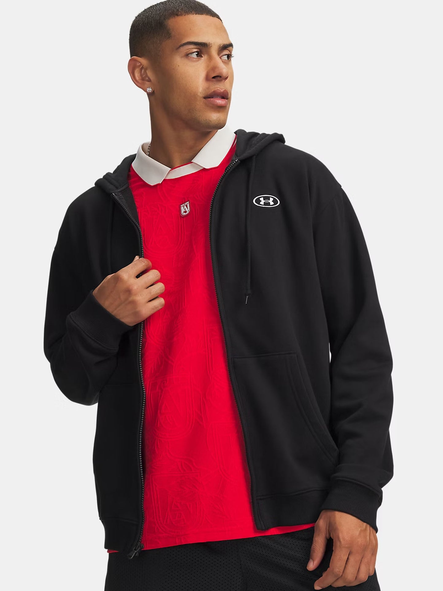 Under Armour Rival, felpa da uomo nera