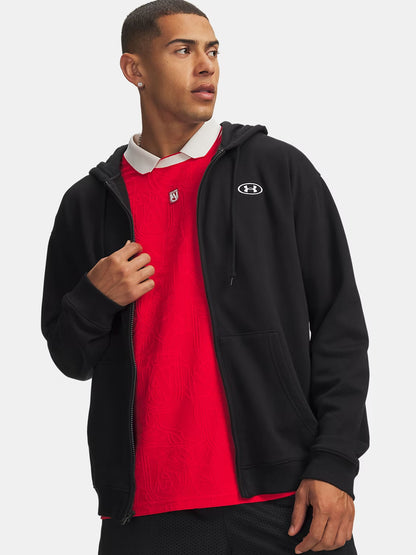 Under Armour Rival, felpa da uomo nera