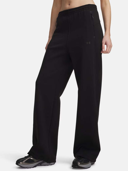 Under Armour Unstoppable Fleece Open, pantalone da donna nero