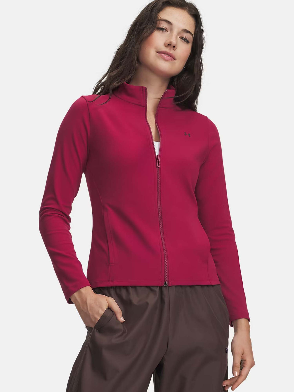 Under Armour Motion, felpa da donna bordeaux
