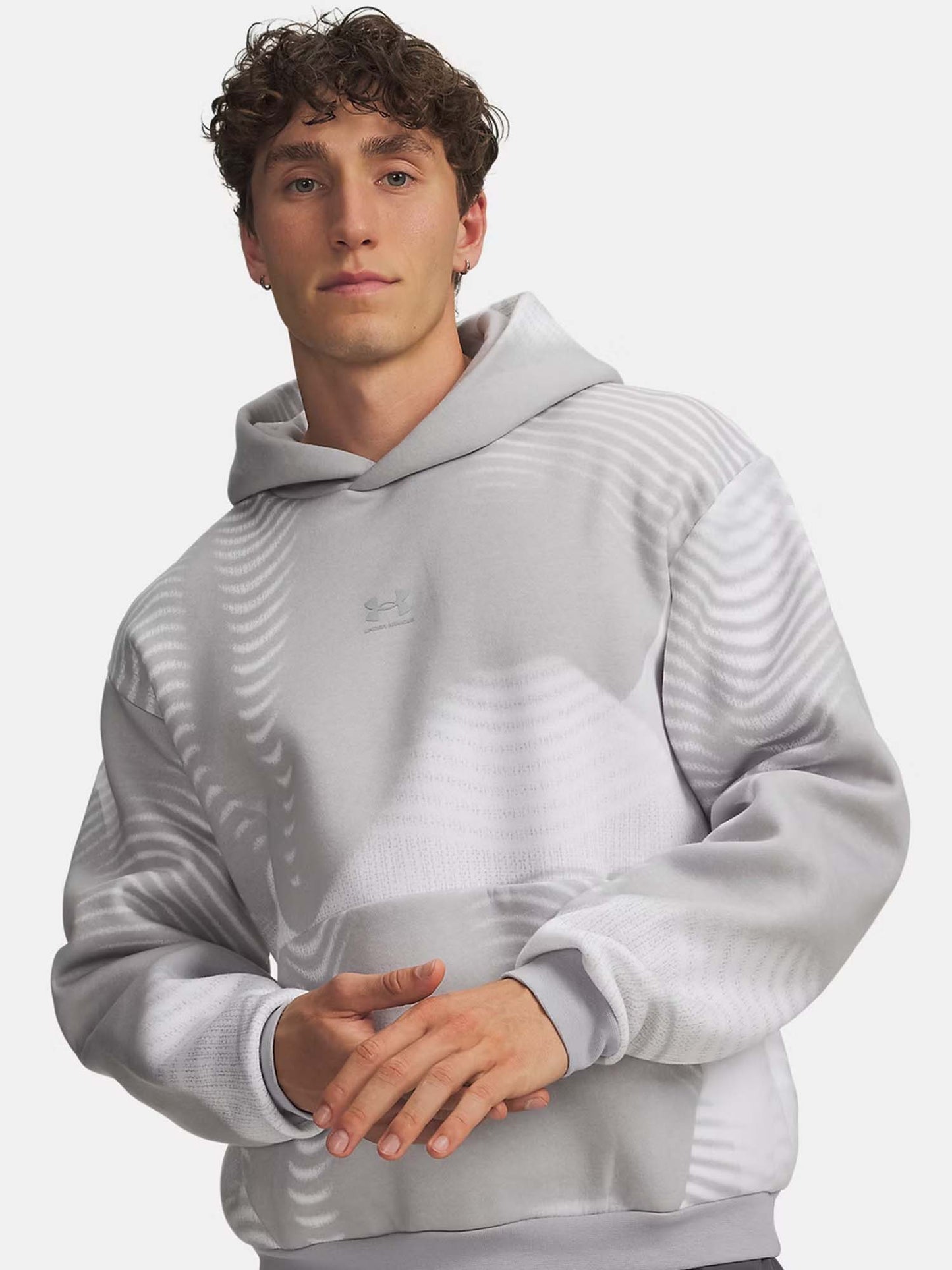 Under Armour Icon, felpa da uomo grigia