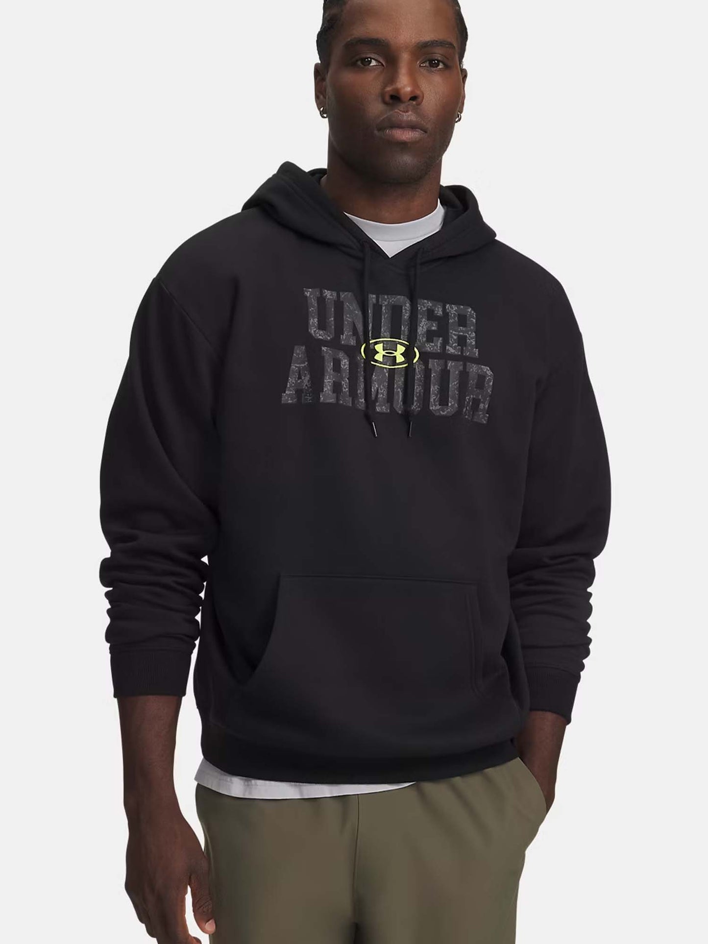Under Armour Rival, felpa da uomo nera