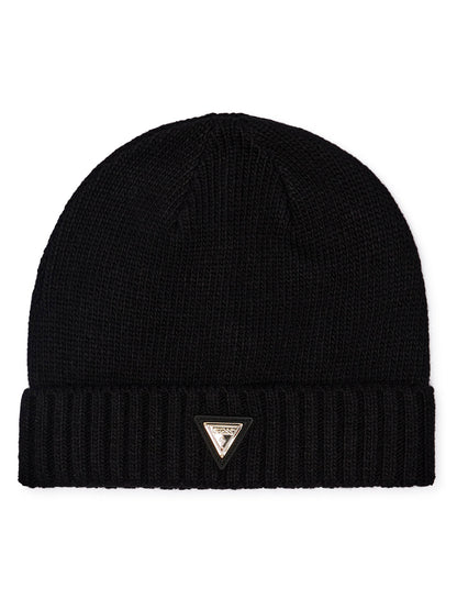 CAPPELLO CON RISVOLTO GUESS DONNA NERO