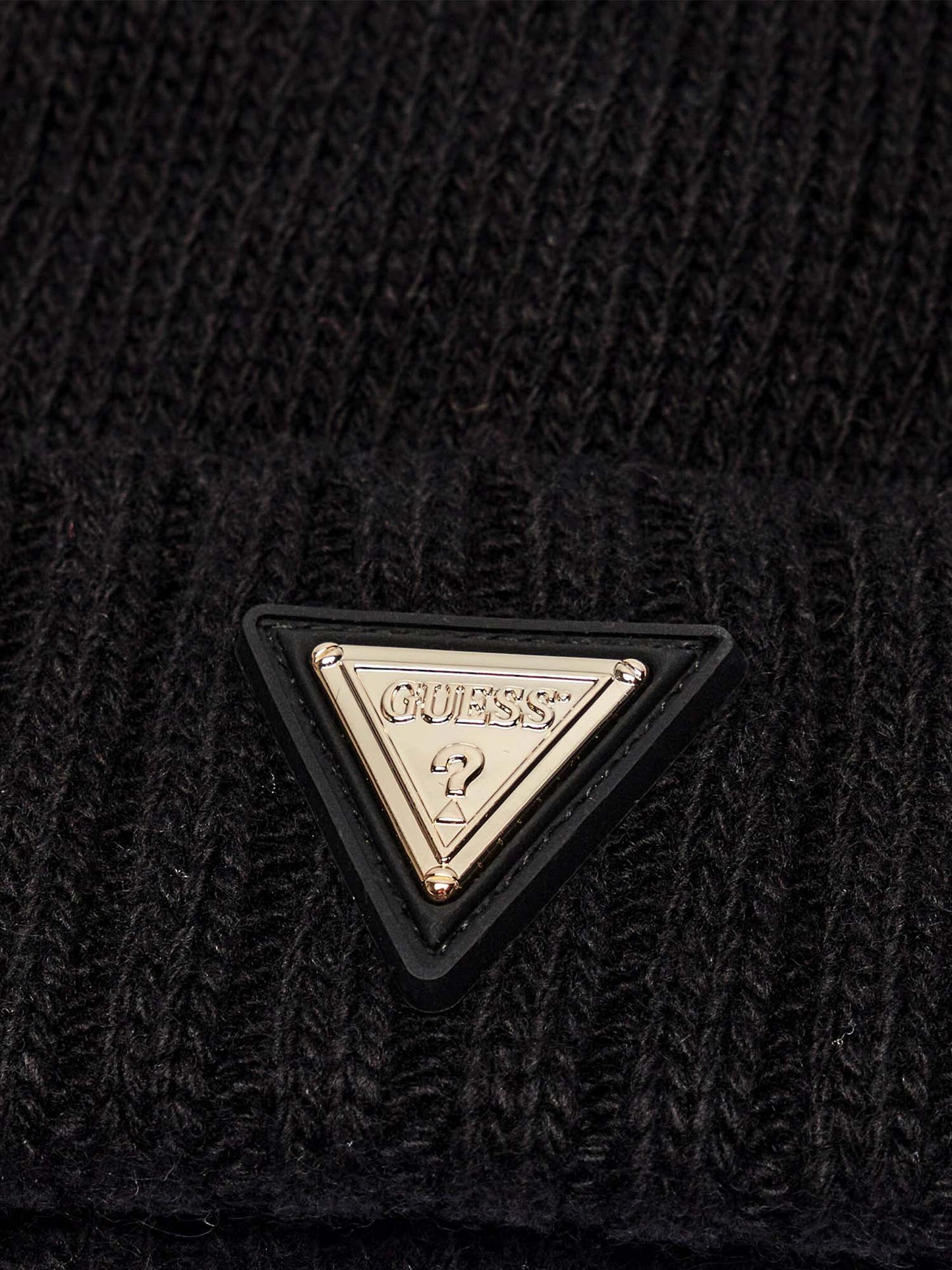 CAPPELLO CON RISVOLTO GUESS DONNA NERO