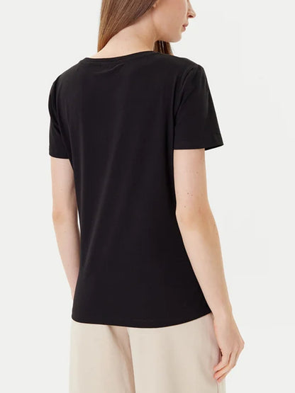 T-SHIRT MARINA GUESS DA DONNA NERO