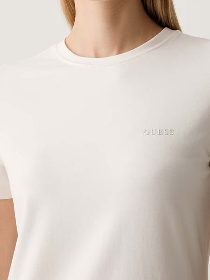 Guess Tracey, t-shirt maniche corte da donna bianca