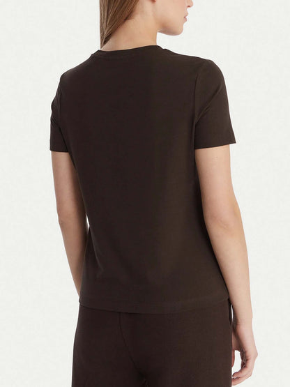 Guess Tracey T-shirt maniche corte da donna marrone
