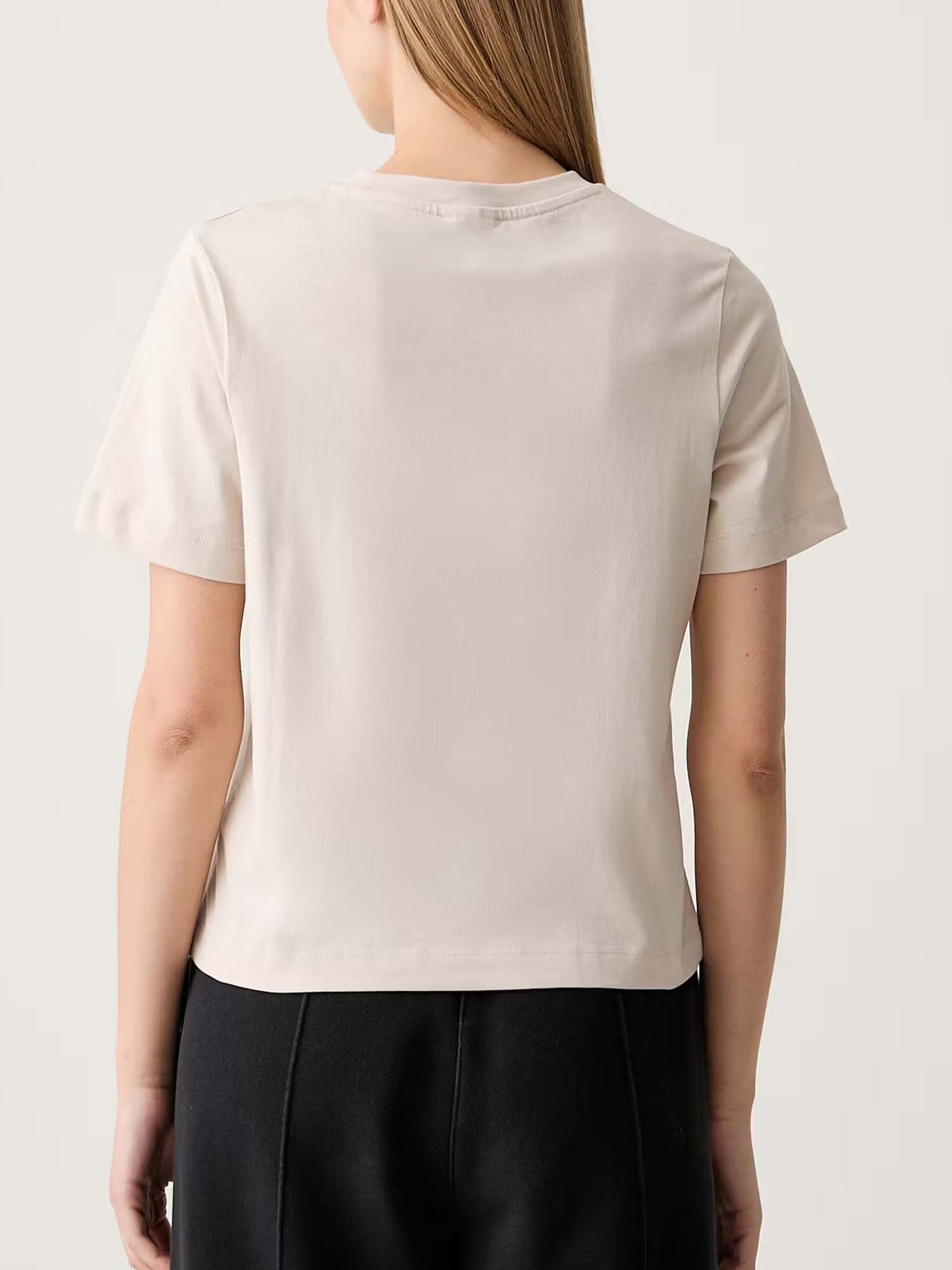 Guess Agena, t-shirt maniche corte da donna beige