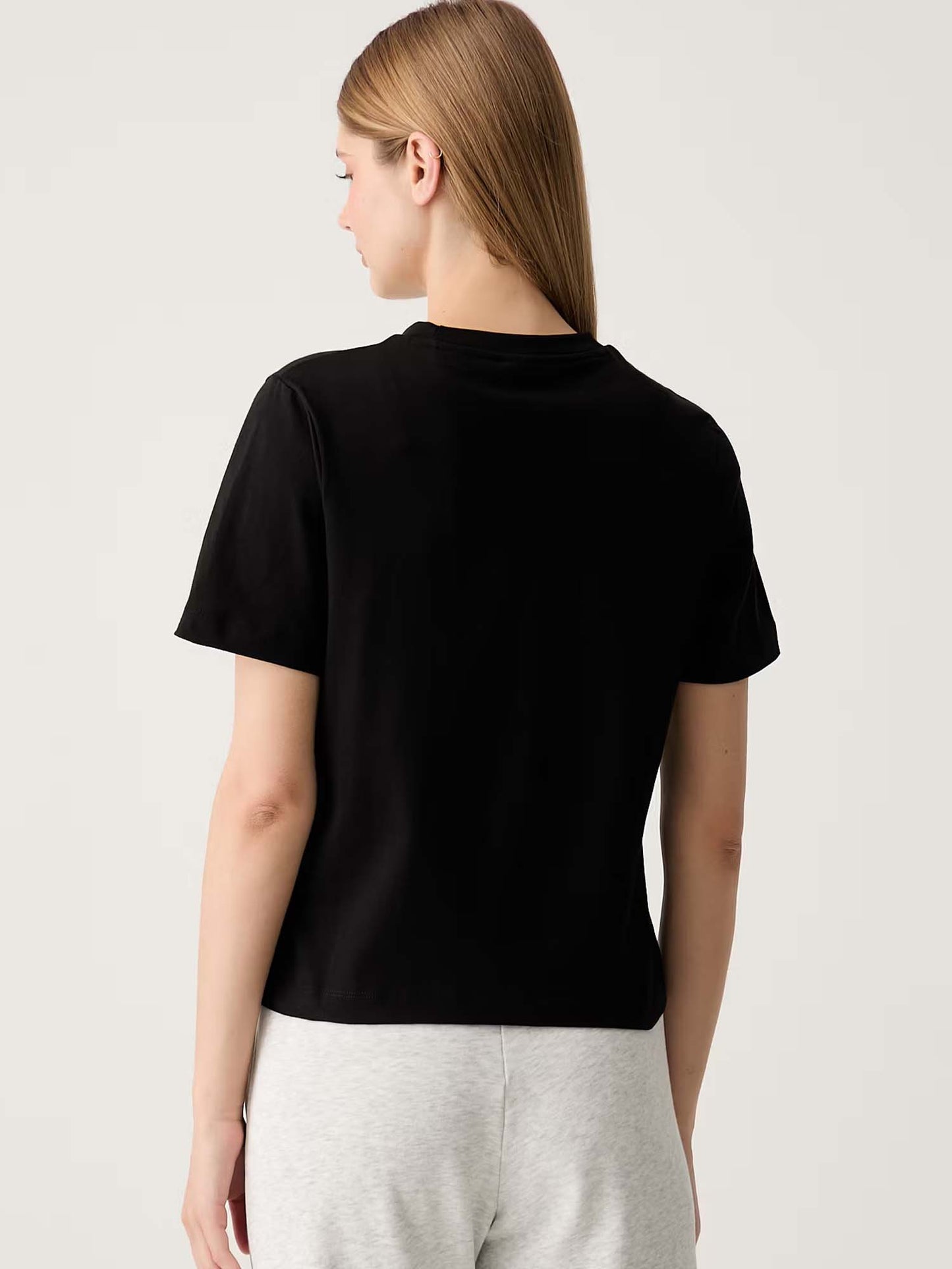 Guess Agena, t-shirt maniche corte da donna nera
