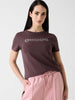 guess-lunita-t-shirt-da-donna-marrone