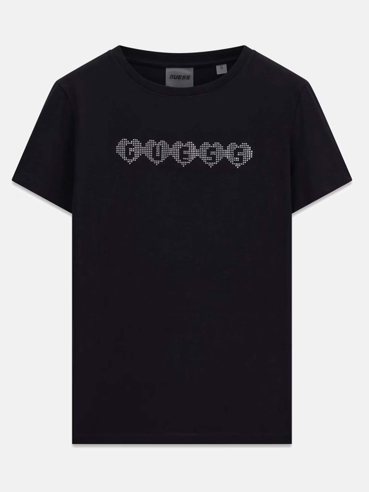 Guess lunita t-shirt da donna nero