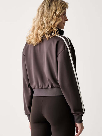Guess Hoshi Full Zip, felpa da donna marrone