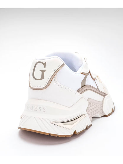 Sneakers Guess Carlli 6 da donna dorate eleganti e casual