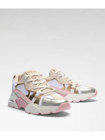 Sneakers Guess Carrli 6 rosa da donna, casual e sofisticate