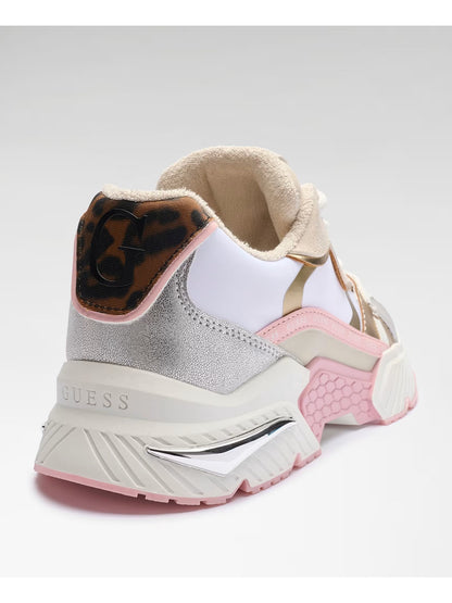 Sneakers Guess Carrli 6 rosa da donna, casual e sofisticate