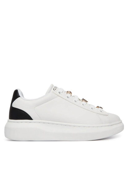 Sneakers bianche Guess Fionia con charms da donna