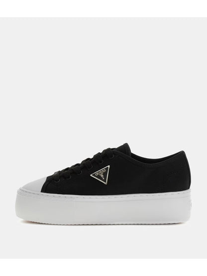 Sneakers Guess Joezi nere donna con platform e logo distintivo