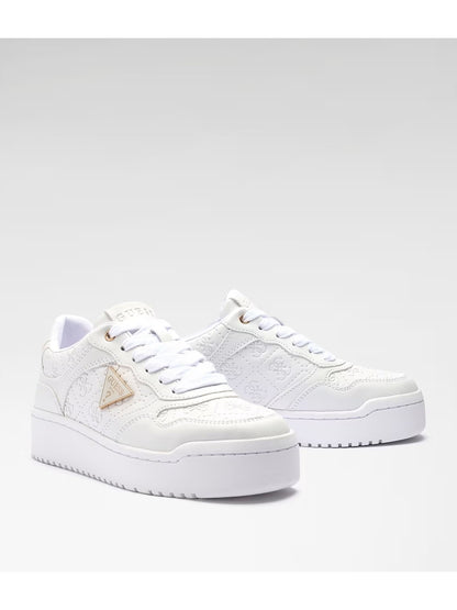 Sneakers Miriam 6 di Guess in tessuto bianco da donna