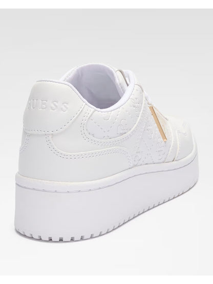 Sneakers Miriam 6 di Guess in tessuto bianco da donna