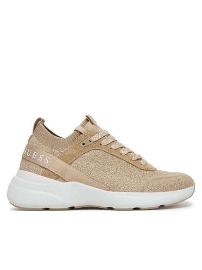 Guess Mildrid, sneakers da donna oro per un look casual e moderno