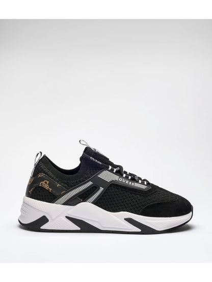Sneakers Guess Genga nere da donna con plateau