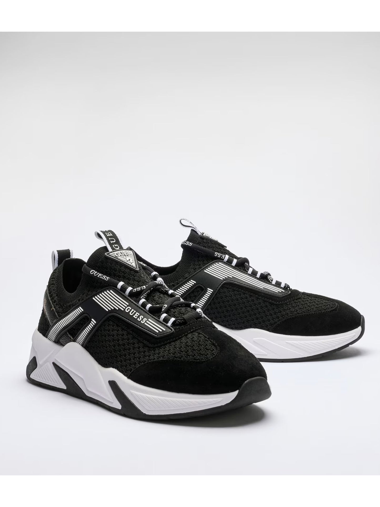 Sneakers Guess Genga nere da donna con plateau