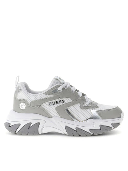 Guess Notiss, sneakers donna grigie con suola rialzata