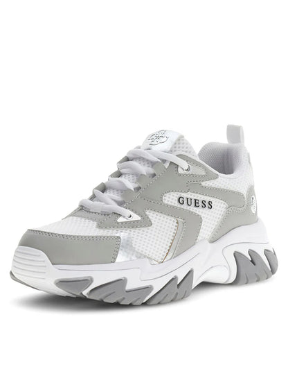 Guess Notiss, sneakers donna grigie con suola rialzata
