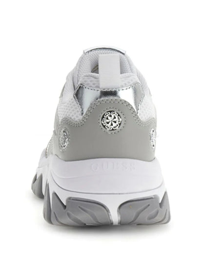 Guess Notiss, sneakers donna grigie con suola rialzata