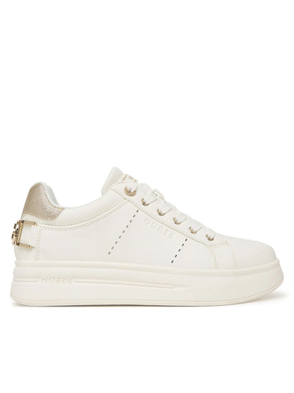 Sneakers Wesli bianche da donna di Guess dal design casual
